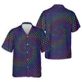 Naughty Position Adult Humor Rainbow Effect Men's Golf Polo Shirts, Golf Gift For Men, Golf Shirts For Men