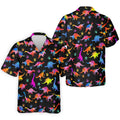 Dinosaur Lover Colorful Golf Shirt, Men’s Golf Shirt, Golf Polo Shirts For Men