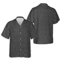 Black Text Pattern Golf Polo Shirt, Golf Shirts For Men, Printed Golf Shirts
