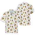 Funny Beer Mug Golfer Pattern Golf Polo Shirt, Mens Golf Polo, Golf Apparel For Men