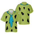 Green Stone Age Costume Hawaiian Golf Shirt, Mens Golf Polo, Golf Shirts For Men