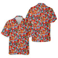 Beer Bottle Labels Red Golf Shirt, Men's Funny Golf Shirts, Golf Tops For Men, Golf Shirts For Men