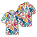 Multicolor Abstract Boob Pattern Golf Polo Shirt, Mens Golf Polo, Golf Apparel For Men