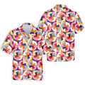 Funny Adult Retro Checkered Novelty Golf Shirt, Mens Golf Shirts, Printed Golf Shirts