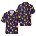 Funny Yellow Duck Sunglasses Golf Shirt, Men's Golf Shirt, Cute Golf Outfit, Polo Shirts For Men