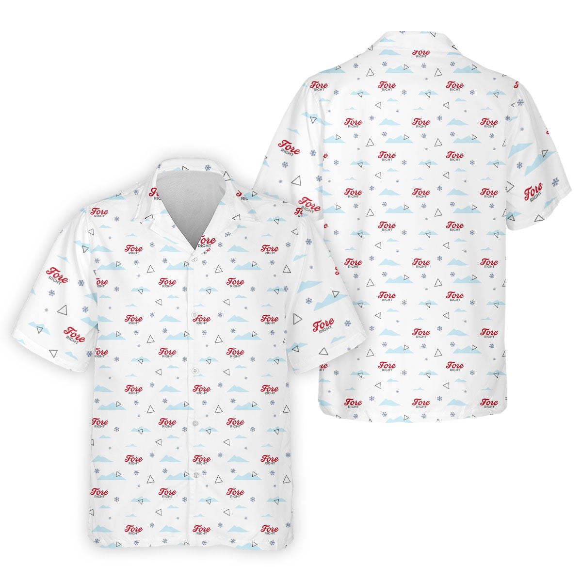 Fore Right Men's Funny Golf Shirts, Golf And Beer Polo Shirts For Men, Golf Shirts For Men