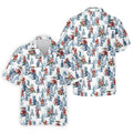 Santa Golfing Polo Shirt Mens, Fun Golf Shirts For Men, Christmas Golf Shirt, Golf Lover Xmas Gift