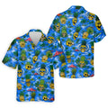 Pineapple Skull Island Ocean Hawaiian Golf Shirt, Hawaiian Golf Shirt, Golf Shirts For Men