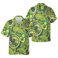 Paisley Print Green Golf Shirt, Golf Tops For Men, Polo Shirts For Men, Golf Shirts For Men