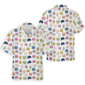 Funny Colorful Butt Pattern Golf Polo Shirt, Golf Shirts For Men, Mens Golf Apparel