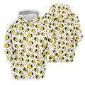 Funny Bee Breast Cancer Pattern Polo Shirt, Mens Golf Shirts, Golf Polo Shirts For Men