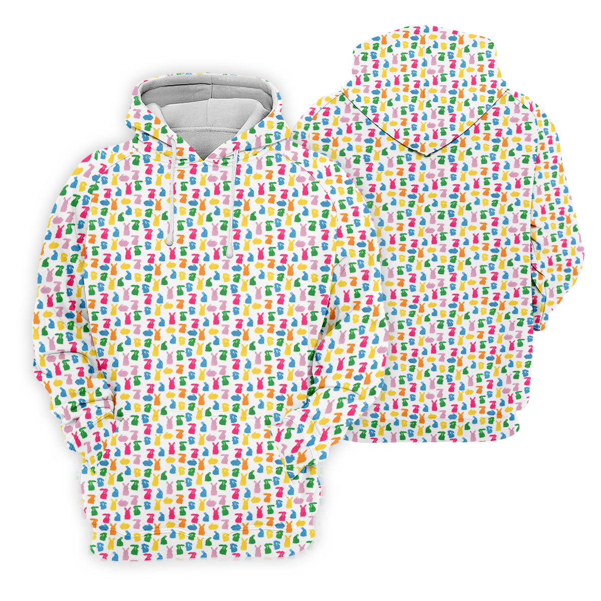 Bunny Hops Seamless Pattern Easter Golf Shirt, Golf Shirts For Men, Men's Funny Golf Shirts, Polo Shirts For Men