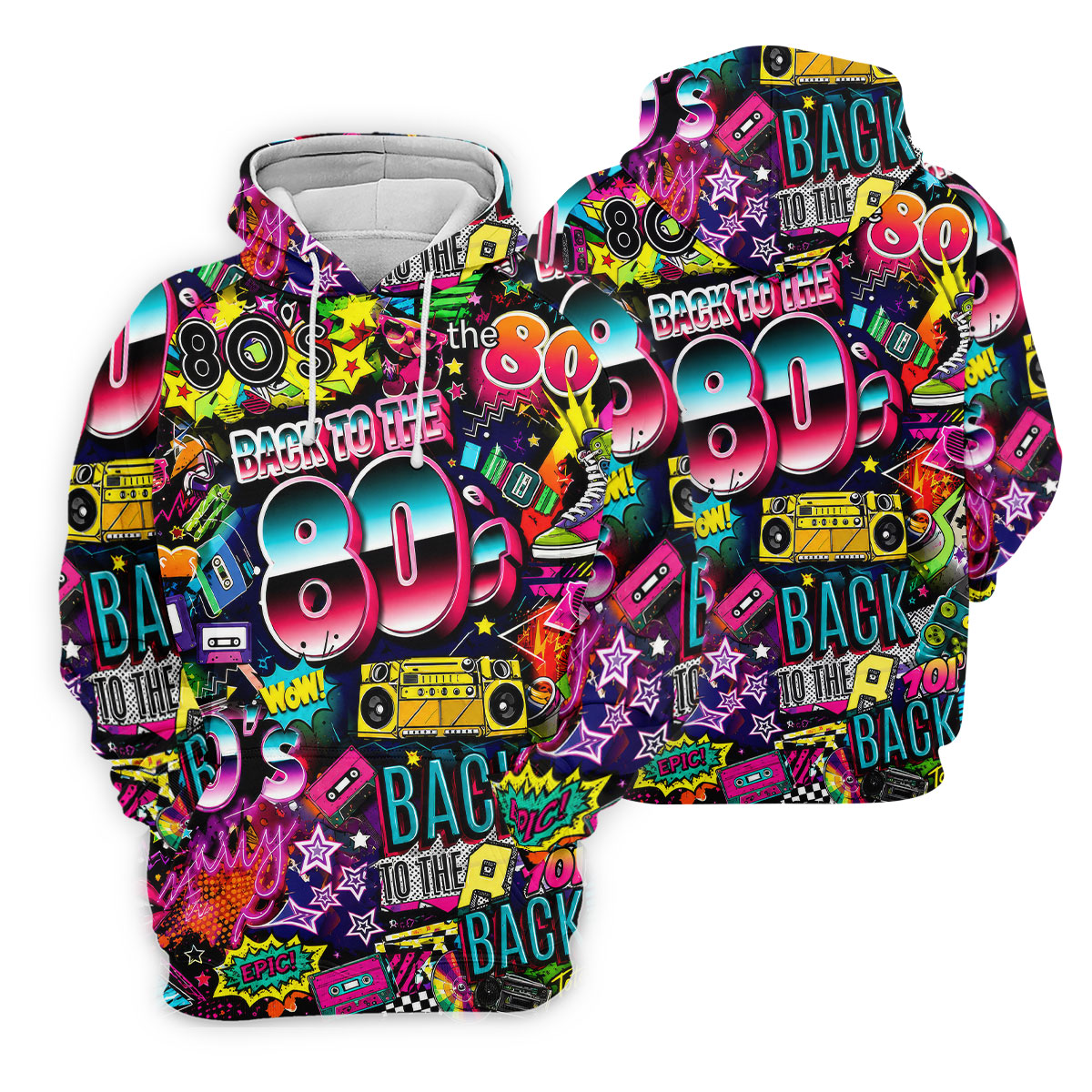 Back To The 80s Vintage Hawaiian Golf Shirt, Women's Golf Tops, Ladies Golf Shirts