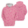 Awareness Ribbon Light Pink Golf Shirt, Cancer Awareness Shirt, Ladies Golf Shirts, Golfing Apparel
