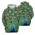 The Peacock Unique Golf Shirt, Golf Tops For Men, Golf Shirts For Men, Polo Shirts For Men