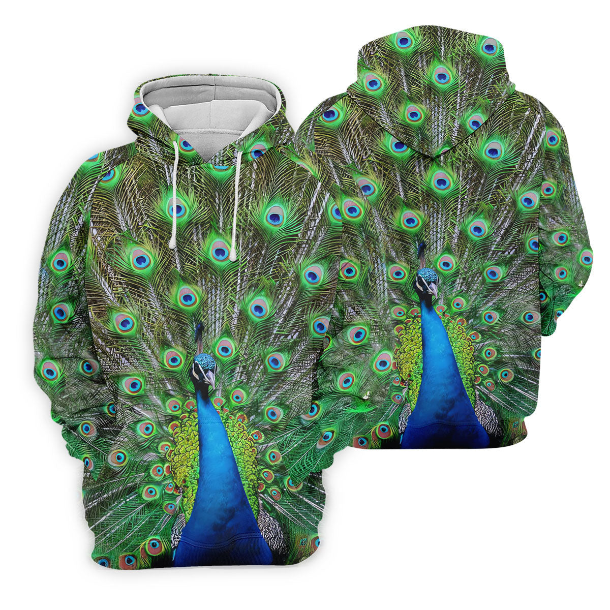 The Peacock Unique Golf Shirt, Golf Tops For Men, Golf Shirts For Men, Polo Shirts For Men