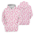Pink Ribbon Breast Art Breast Cancer Polo Shirt, Women’s Golf Polo, Printed Golf Shirt