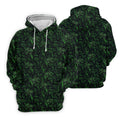 Dinosaurs In The Forest Deep Forest Green Hawaiian Golf Shirt, Polo Shirts For Men