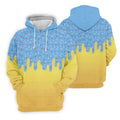Ice Cream Pattern Hawaiian Golf Shirt, Summer Vibe Men's Golf Shirt, Polo Shirts For Men