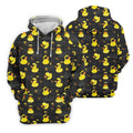 Yellow Rubber Duck Fun Women's Golf Shirts, Black Golf Shirt, Ladies Golf Shirts, Women's Polo Shirt