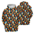 Summer Cocktail Pattern Hawaiian Golf Shirt, Golf Polo For Women, Women's Golf Apparel
