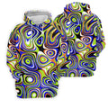 Blue And Green Fluid Art Cool Golf Shirt, Women's Golf Tops, Ladies Golf Shirts, Women's Polo Shirt