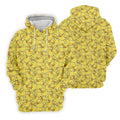Cute Yellow Rubber Duck Pattern Golf Shirt, Hawaiian Golf Shirt, Golf Tops For Women, Printed Golf Shirt