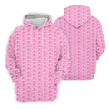 Just Cure It Pink Ribbon Breast Cancer Golf Shirt, Mens Golf Polo, Printed Golf Shirts