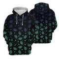 Celestial Moth Hawaiian Golf Shirt, Retro Golf Shirt, Halloween Golf Shirt, Women's Golf Tops