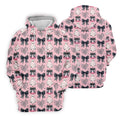 Coquette Pumpkin Boo Pink And Black Cute Golf Outfit, Fun Golf Shirts For Men, Golfing Apparel
