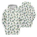 T-Rex Bunny Colorful Easter Egg Women Golf Top, Fun Women's Golf Shirts, Ladies Golf Shirts