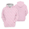 Hope Love Faith Pink Ribbon Breast Cancer Golf Shirt, Men's Golf Shirt, Mens Golf Apparel