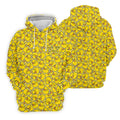 I Don't Give A Duck Yellow Rubber Duck Hawaiian Golf Shirt, Men's Funny Golf Shirts