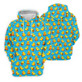 Funny Bikini Rubber Duck Golf Polo Shirt, Hawaiian Golf Shirt, Golf Polo Shirts For Men