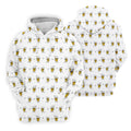 Cartoon Beer Mug Golfer Pattern Golf Polo Shirt, Polo Shirts For Men, Printed Golf Shirts