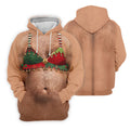 Funny Elf Bra Bells Christmas Golf Shirt, Mens Golf Polo, Golf Apparel For Men