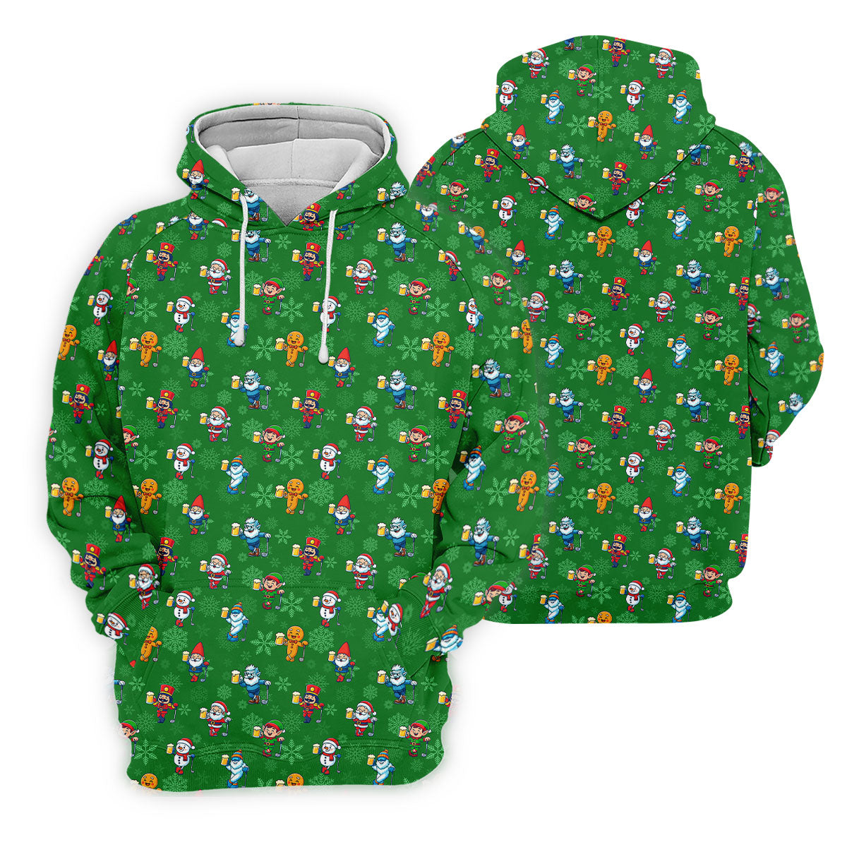 Christmas Characters Golf And Beer Green Women's Funny Golf Shirts, Christmas Golf Shirt, Polo Shirts For Women