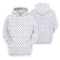 Blue And Pink Naughty Stick People White Golf Shirt, Polo Shirts For Men, Golf Gift For Men