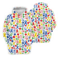 Autism Ribbon Colorful Puzzle Pieces Handprints Golf Tops For Men, Polo Shirts For Men, Golf Shirts For Men