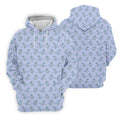Blue T-Rex Dinosaur Golfer Pattern Golf Polo Shirt, Womens Golf Tops, Printed Golf Shirt