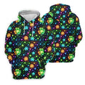 The Star And The Shamrock Rainbow Glitter St Patrick's Golf Shirt, Women's Golf Tops, Ladies Golf Polos