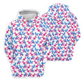 Funny Balloon Dog Pattern Golf Polo Shirt, Women's Golf Tops, Printed Golf Shirt