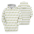 Beer And Lime Palm Tree Pattern Tropical Golf Shirt, Golf Shirts For Men, Polo Shirts For Men