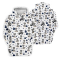 Funny Raccoon Golf Cart Pattern Polo Shirt, Ladies Golf Shirt, Women's Golf Apparel