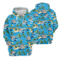 Tropical Cruise Vintage Hawaiian Golf Shirt, Women's Golf Tops, Ladies Golf Shirts