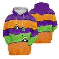 Funny Halloween Peeping Eyes Polo Shirts For Men, Golf Tops For Men, Halloween Golf Shirt