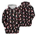 Cute Snowman Golf Pose Black Golf Shirt, Christmas Golf Shirt, Golf Shirts For Men, Golf Gift For Men