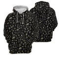 Festive Christmas Golden Pattern Women Golf Top, Christmas Golf Shirt, Ladies Golf Tops
