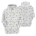 Stick Figure Golf Pose Autism Ribbon White Golf Shirt, Autism Awareness Colors Golf Shirts For Men