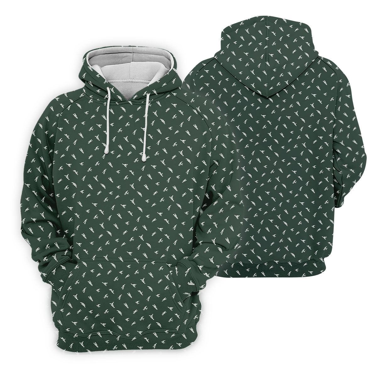 Naughty Position Dark Green Fun Golf Shirts For Men, Valentines Golf Gift, Polo Shirts For Men, Golf Gift For Men